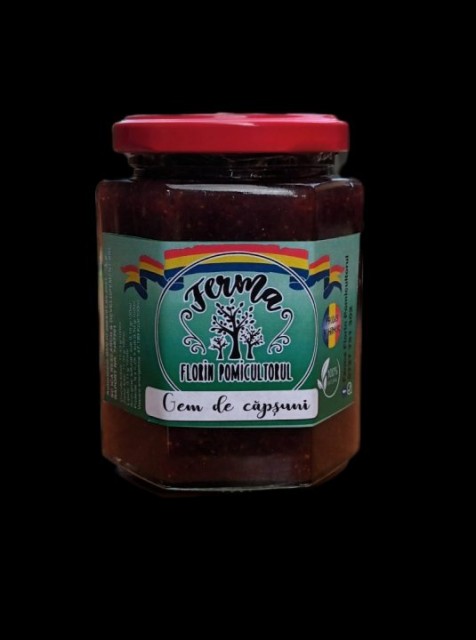 GEM DE CĂPȘUNE CU ZAHĂR 310 ml
