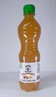 SUC NATURAL DE MERE CU LĂM&Acirc;I 500 ML