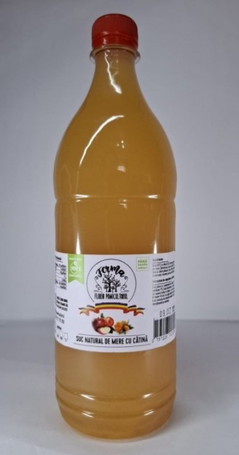 SUC NATURAL DE MERE CU CĂTINĂ 1 L 