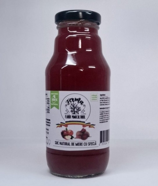 SUC NATURAL DE MERE CU SFECLĂ 330 ML