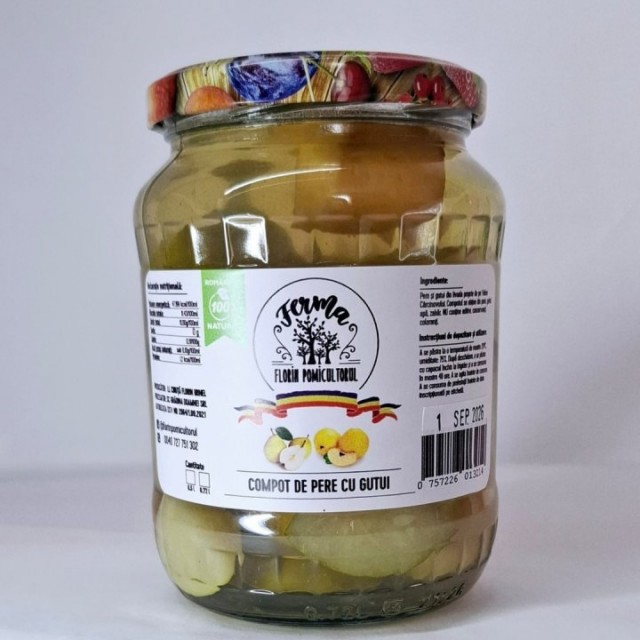 COMPOT DE PERE CU GUTUI 720 ML