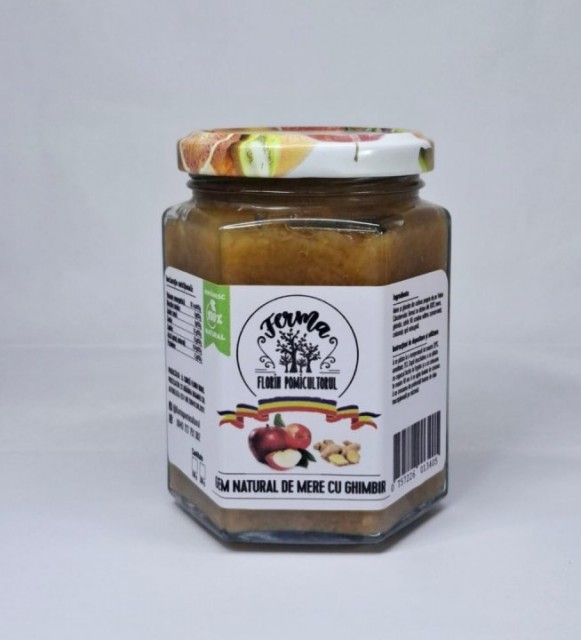 GEM DE MERE FĂRĂ ZAHĂR CU GHIMBIR 290 G