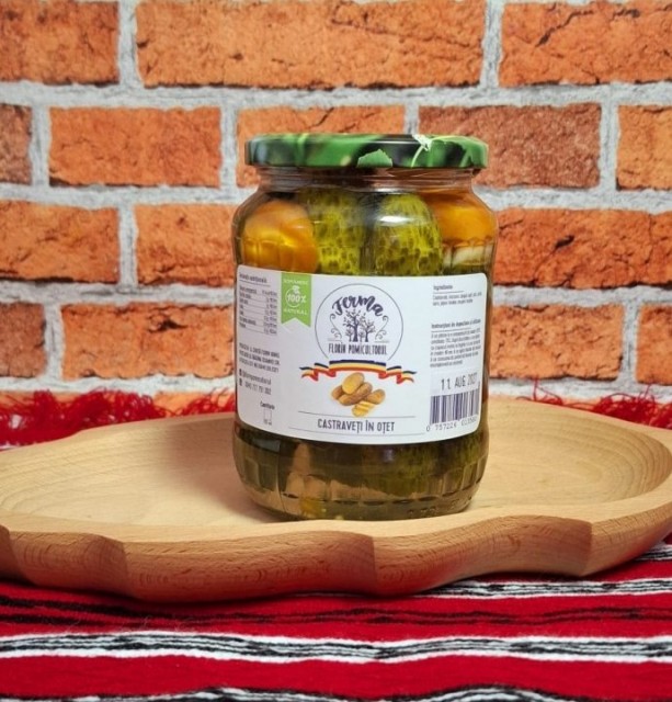 CASTRAVEȚI IN OȚET 720G