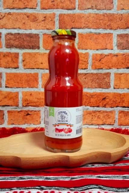 SUC DE ROȘII CU ARDEI 500ML