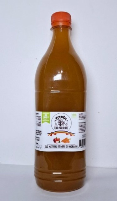 SUC NATURAL DE MERE CU MORCOVI 1L